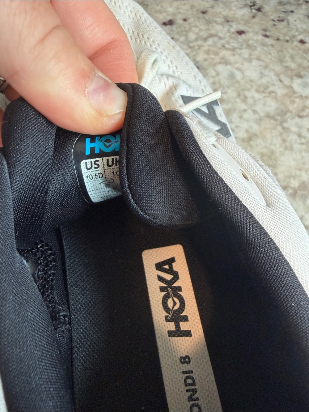Hoka One One Bondi 8 size 10.5D - Picture 7 of 7
